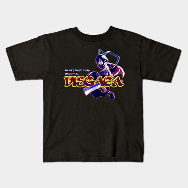 disgaea haru's host Kids T-Shirt by cindo.cindoan